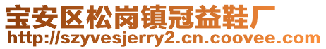 寶安區(qū)松崗鎮(zhèn)冠益鞋廠