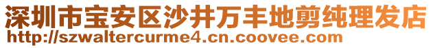 深圳市寶安區(qū)沙井萬豐地剪純理發(fā)店