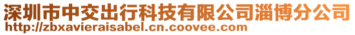 深圳市中交出行科技有限公司淄博分公司