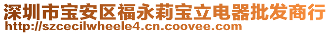 深圳市寶安區(qū)福永莉?qū)毩㈦娖髋l(fā)商行