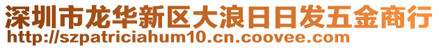 深圳市龍華新區(qū)大浪日日發(fā)五金商行