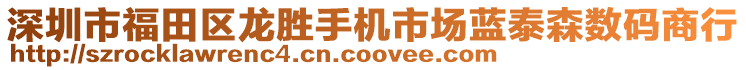 深圳市福田區(qū)龍勝手機(jī)市場(chǎng)藍(lán)泰森數(shù)碼商行