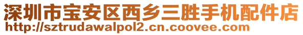 深圳市寶安區(qū)西鄉(xiāng)三勝手機配件店