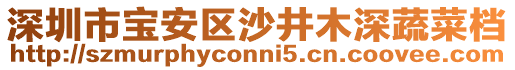 深圳市寶安區(qū)沙井木深蔬菜檔