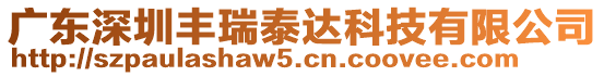 廣東深圳豐瑞泰達科技有限公司