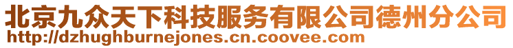 北京九众天下科技服务有限公司德州分公司