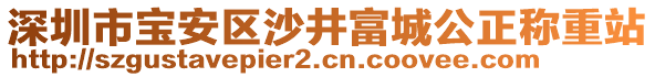 深圳市寶安區(qū)沙井富城公正稱重站