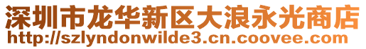 深圳市龍華新區(qū)大浪永光商店