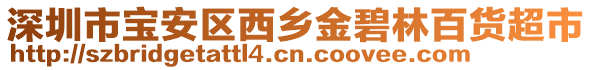 深圳市寶安區(qū)西鄉(xiāng)金碧林百貨超市