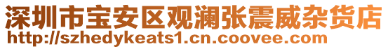 深圳市寶安區(qū)觀瀾張震威雜貨店