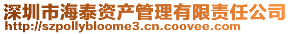 深圳市海泰資產(chǎn)管理有限責(zé)任公司