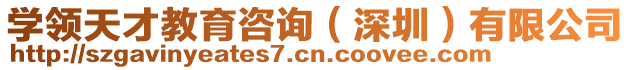 學(xué)領(lǐng)天才教育咨詢（深圳）有限公司