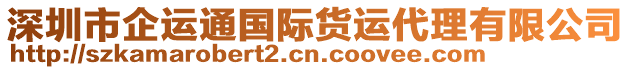 深圳市企運(yùn)通國際貨運(yùn)代理有限公司