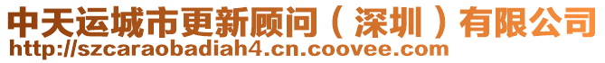 中天運(yùn)城市更新顧問(wèn)（深圳）有限公司