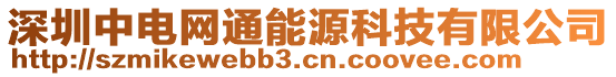 深圳中電網(wǎng)通能源科技有限公司