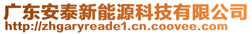 廣東安泰新能源科技有限公司