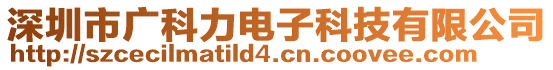 深圳市廣科力電子科技有限公司