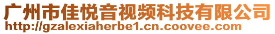 廣州市佳悅音視頻科技有限公司