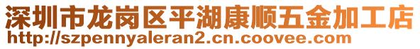 深圳市龍崗區(qū)平湖康順五金加工店