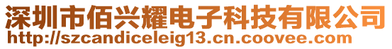 深圳市佰興耀電子科技有限公司