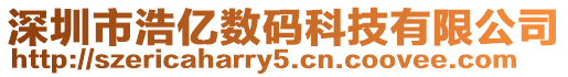 深圳市浩億數碼科技有限公司