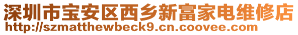 深圳市寶安區西鄉新富家電維修店
