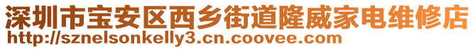 深圳市寶安區(qū)西鄉(xiāng)街道隆威家電維修店