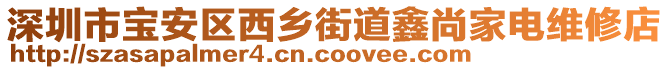 深圳市寶安區(qū)西鄉(xiāng)街道鑫尚家電維修店