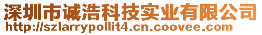 深圳市誠浩科技實(shí)業(yè)有限公司