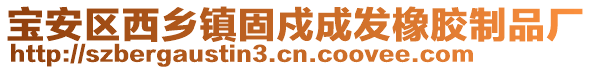 寶安區(qū)西鄉(xiāng)鎮(zhèn)固戍成發(fā)橡膠制品廠