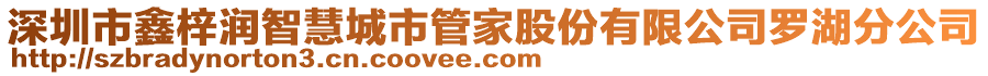 深圳市鑫梓潤智慧城市管家股份有限公司羅湖分公司