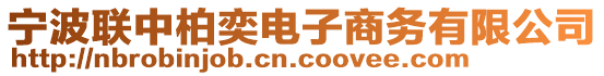 寧波聯(lián)中柏奕電子商務(wù)有限公司