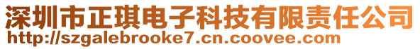 深圳市正琪電子科技有限責(zé)任公司