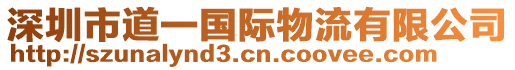 深圳市道一國(guó)際物流有限公司