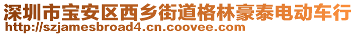 深圳市寶安區(qū)西鄉(xiāng)街道格林豪泰電動(dòng)車行