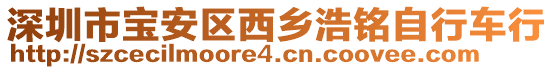 深圳市寶安區(qū)西鄉(xiāng)浩銘自行車行