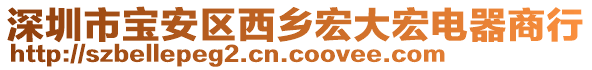 深圳市寶安區(qū)西鄉(xiāng)宏大宏電器商行