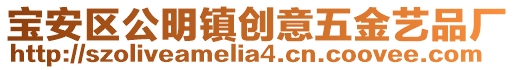 寶安區公明鎮創意五金藝品廠