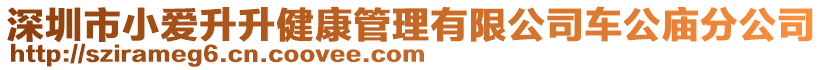 深圳市小愛升升健康管理有限公司車公廟分公司