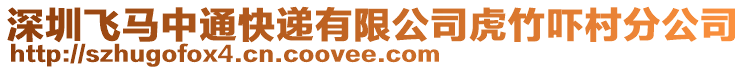 深圳飛馬中通快遞有限公司虎竹嚇村分公司