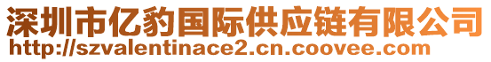 深圳市億豹國際供應鏈有限公司