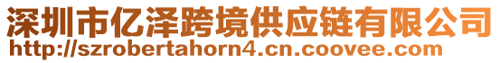 深圳市億澤跨境供應(yīng)鏈有限公司