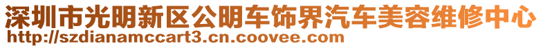 深圳市光明新區(qū)公明車飾界汽車美容維修中心