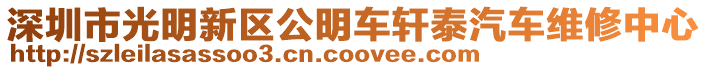 深圳市光明新區(qū)公明車軒泰汽車維修中心