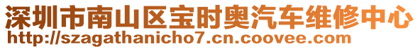 深圳市南山區(qū)寶時(shí)奧汽車維修中心