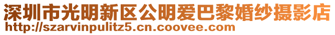 深圳市光明新區(qū)公明愛巴黎婚紗攝影店