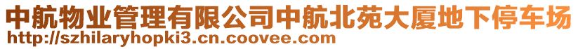 中航物業(yè)管理有限公司中航北苑大廈地下停車場