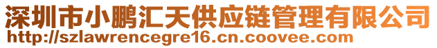 深圳市小鵬匯天供應(yīng)鏈管理有限公司