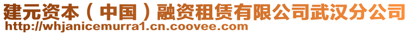 建元資本（中國(guó)）融資租賃有限公司武漢分公司