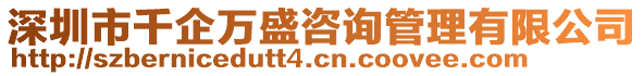 深圳市千企萬盛咨詢管理有限公司